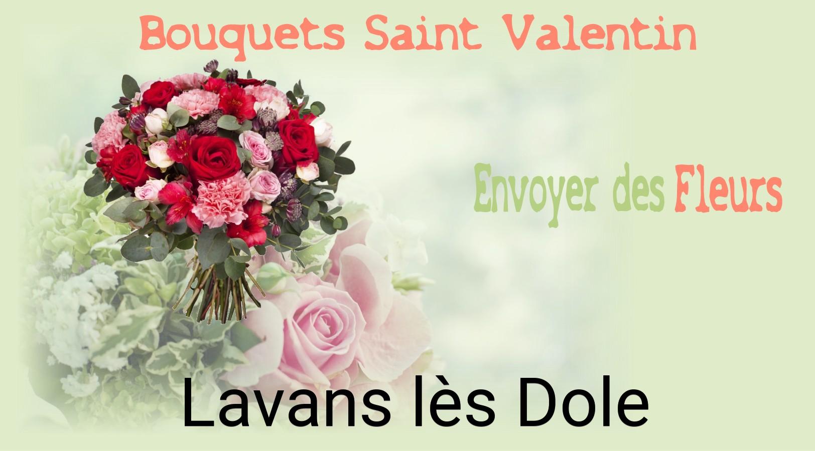 Roses de Saint-Valentin livrées à Lavans-lès-Dole